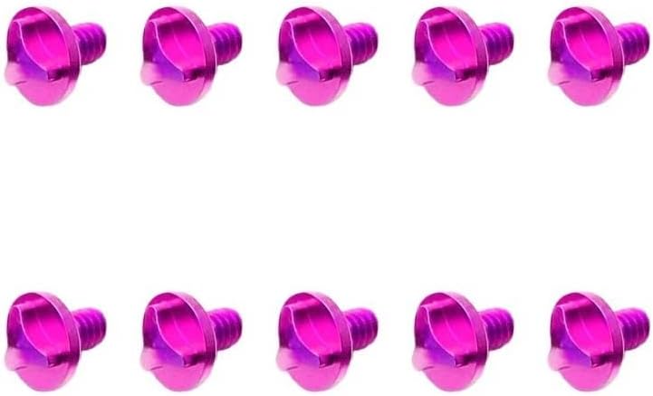 10 Pieces CNC Titanium Triangle Head Screw Replacements Fit for Microtech UTX-85 and Ultratech UT Series