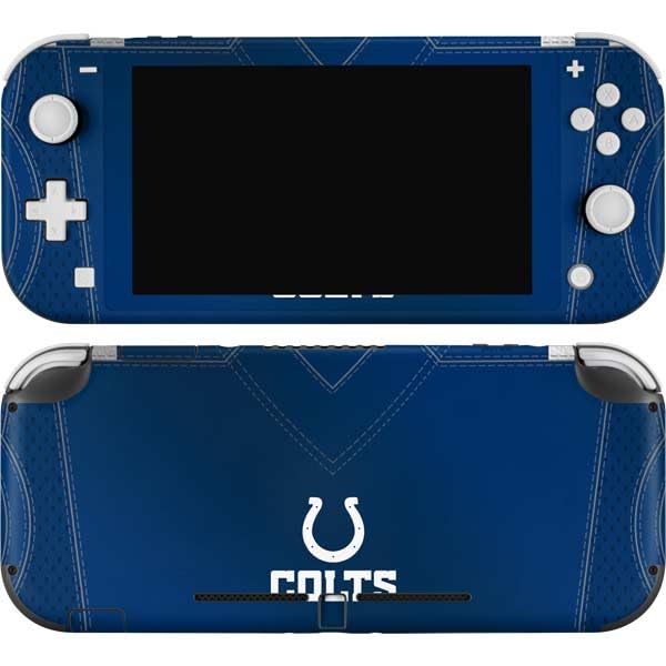 Skinit Decal Gaming Skin Compatible with Nintendo Switch Lite - Officially Licensed NFL Indianapolis Colts Team Jersey Design