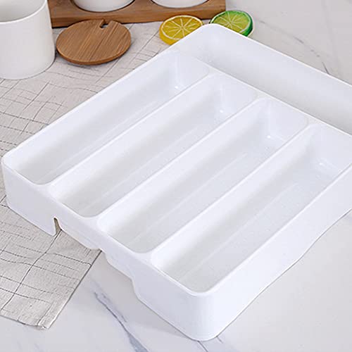 Organizador de cajones de cocina para separar y proteger cubiertos de forma rápida 6