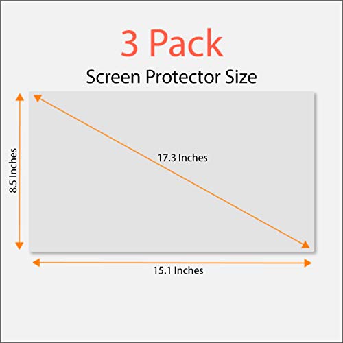 Anti Blue Light Screen Protector (3 Pack) For 17.3 Inches Laptop. Filter Out Blue Light And Relieve Computer Eye Strain To Help You Sleep Better #TOP4