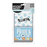 me & my BIG ideas Pocket Pages Journaling Cards, Baby Boy