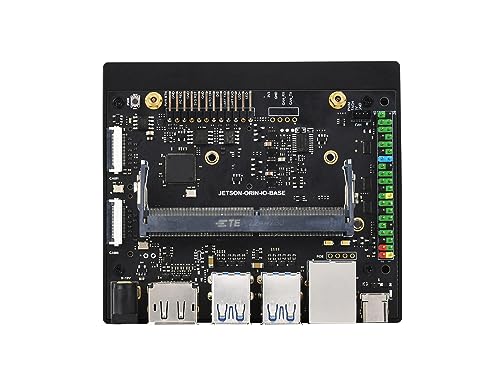 Waveshare Jetson Orin Nano/NX AI Development Board, Based On Jetson Orin Nano and Jetson Orin NX Module, Compatible with Jetson Orin Super Carrier Board