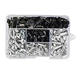 Verkleidungsschraubensatz, Windschutzscheibenschraubensatz, Verkleidungsschraubensatz, Befestigungsschrauben, Muttern, Schrauben, Befestigungsclips, Unterlegscheiben, Halbrundkopf-Verkleidungsschrauben für Suzuki Hayabusa GSX1300R Katana V-Strom DL SV 650 250 1000XT 1050 XT GSX 1300R Bandit 600.