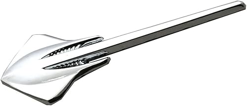 Miniatura 4 de Juego de pares de emblemas de tiburón Mako con destello de carbono placa de identificación 3D para Corvette C2 C3 y C7 cromado