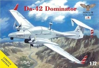 Sova Model - Da-42 Dominator SM72009 1/72 Scale Model kit, Length 119 mm