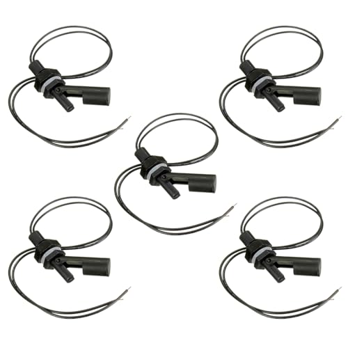 Geavonyg Horizontal Float Switches Plastic Liquid Levels Sensors for Precise Liquid Levels Control in Hydroponics & Fish Tanks Corrosion Resistant Sensors