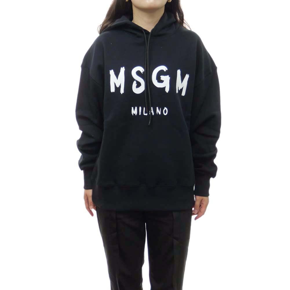 MSGM エムエスジーエム レディース 裏起毛プルオーバーパーカー 2000MDM515 200001 MSGM