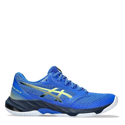 ASICS 1051A073-403 Netburner Ballistic FF 3 Men Illusion Blue/Glow Yellow UK 6