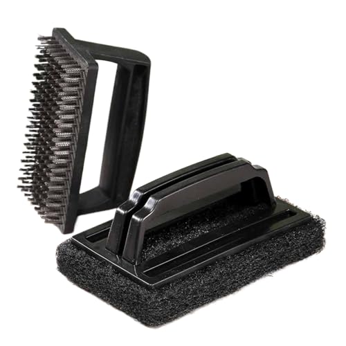 Brosse de piscine - Heavy Dut - Brosse pour carrelage de spa | 2 outils de nettoyage pour salle de bain extérieure, terrasse de soins quotidiens, nettoyage polyvalent pour la maison commerciale