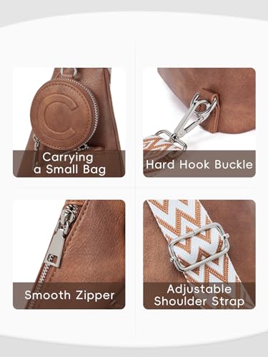 CLUCI Bolsas transversais para mulheres, bolsa tiracolo para mulheres, bolsa transversal para mulher