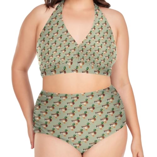 Maillot de bain deux pièces en matériau lisse et soyeux FRODOTGV Curvy