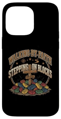 Walking By Faith Stepping On Blocks �N���X�`���� �}�} �X�}�z�P�[�X iPhone 14 Pro Max �p