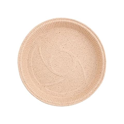 GREENBOX Kakaopapier-Backformen rund 18 cm ∅ Höhe 2,5 cm I Käsekuchen-Form I ofenfeste Schalen braun I Quicheformen klein I Törtchenformen I flache Papierbackformen Cover