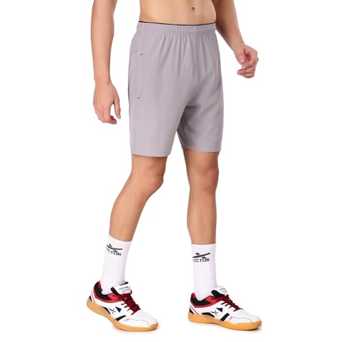 Image of VECTOR X Solid Men Sports Shorts Polyester with Right Pocket (Pack of 1)
