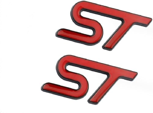 Miniatura 4 de 2 calcomanías de metal con letras 3D para guardabarros laterales de automóvil, para maletero y maletero, color plateado y negro