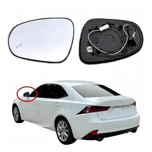 Glace rétroviseur chauffante Lexus IS avec angle mort 2PC - 3