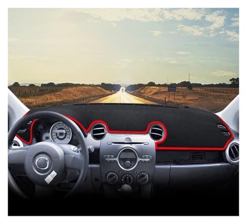 Alfombrillas de salpicadero para Mazda 2 2007-2014 protectoras antideslizantes 2