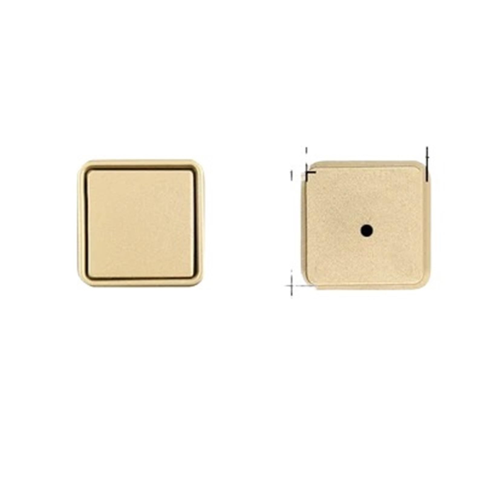 Mohuied Gold -45Mm Recessed Handle Embedded Handle, Concealed Door, Black Gold, Zinc Alloy, Cabinet Furniture Hardware(Gold -45Mm)