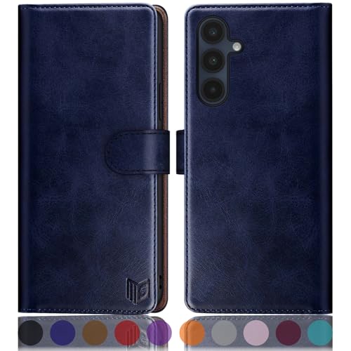 SUANPOT Compatible with Samsung Galaxy A16 5G Wallet case with RFID Blocking Credit Card Holder,Flip Book PU Leather Protective Cover Women Men for Samsung A16 Phone case Blue by SUANPOT - Used condition - US$9.01