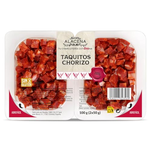 Taquitos de chorizo Nuestra Alacena de Dia bandeja 2 x 50 g