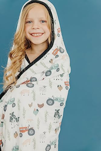 Image of Copper Pearl Hooded Bath Towels Premium Knit /Terry Cloth Toddler Towels with Hood, Pockets, and Cool Designs - Great to Gift and Make Bath Time Fun - Big Kids Hooded Towel, Jo