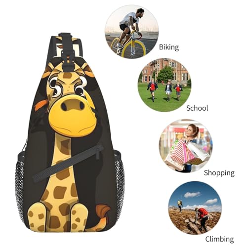 Sling Bag para Hombre y Mujer con Diseño de Jirafa miniatura 7