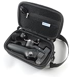 Skyreat Osmo Mobile 7P Case,PU Leather Portable Storage OM 7P / OM 8 Case Shoulder Bag for DJI Osmo 8/7 Smartphone Gimbal Stabilizer Accessories