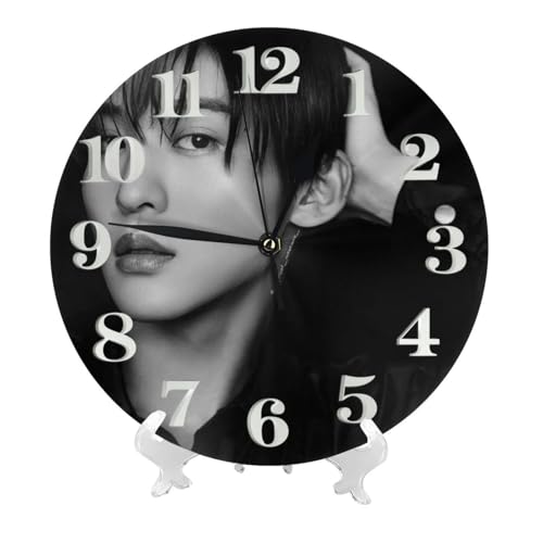 目黒蓮 (20) アニメ 掛け時計 おしゃれ 北欧 壁掛け時計 静音 自宅 寝室 部屋飾り 贈り物 インテリア 大数字 直径25cm 非電波 かわいい プレゼント