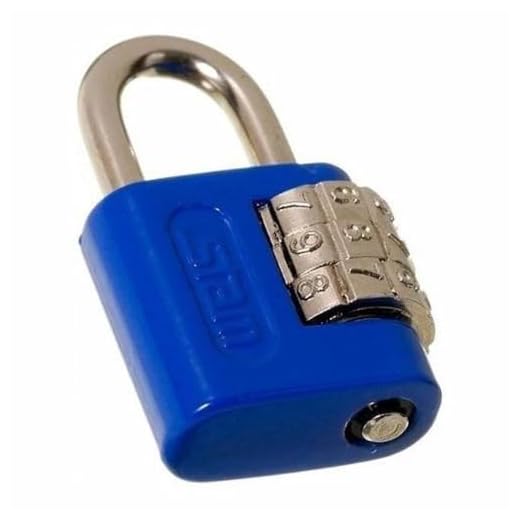 STAM CADEADO SEGR. 25 MM - AZUL - ENC.