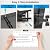 HOME VISION Full Motion TV Wall Mount for 32-85 inch TVs up to 132lbs, Fits 8”/ 12” /16” Wood Studs, TV Mount Wall Bracket with Dual Articulating Arms, Swivel, Tilt, Max VESA 600x400mm