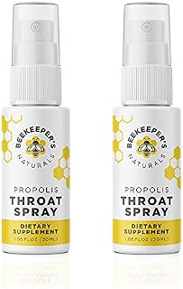 BEEKEEPER'S NATURALS Propolis Throat Spray - 95% Bee Propolis Extract - Natural Immune