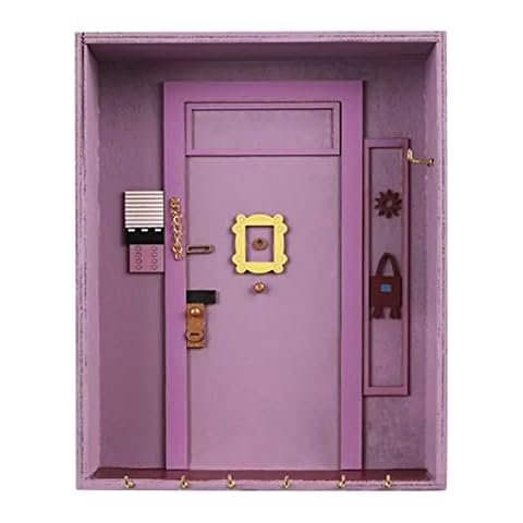 Llavero de pared para puerta de Friends Monica personalizado Cover