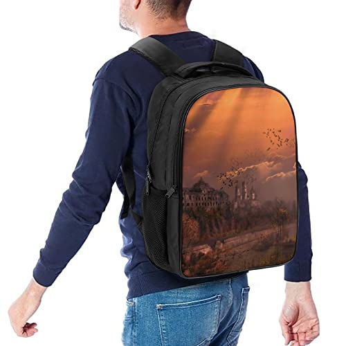 Mochila escolar unisex Doomsday de moda casual de 40cm 5