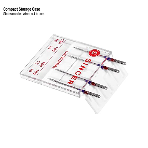 Singer 4731 4Ct Regular Point Needles, Size 100/16, 4 Count #TOP2