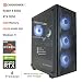 CyberPowerPC Wyvern Gaming PC - 650W PSU, Nvidia RTX 3050, 500GB NVMe SSD, Windows 11, AMD Ryzen 5 5500