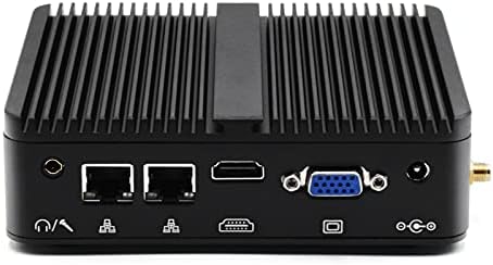 Super mały komputer PC Mini komputer bez wentylatora Intel Celeron J4125, 8 GB DDR4 RAM, 256 GB SSD, przemysłowy Mini PC, Dual LAN, BT4.0, HD/VGA, Windows 10 Pro Mini komputer stacjonarny