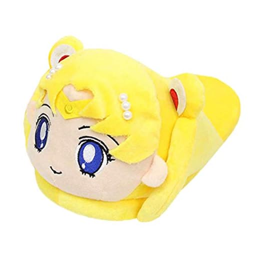 WANHONGYUE Sailor Moon Anime Zapatillas de Estar por Casa Zapatillas de Felpa Protección contra el Frío en Invierno Unisex 8