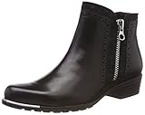 Besonders weiches Leder CAPRICE Damen 9-9-25403-21 019 Stiefeletten, Schwarz (Black Comb 19), 37 EU