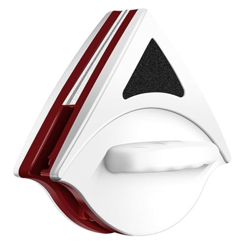 Magnetyczny środek do czyszczenia okien, podwójnie glazurowany środek do czyszczenia szyb z magnesami neodymowymi, linka zabezpieczająca, wbudowany zbiornik na wodę i podkładki bez zadrapań, kompletny