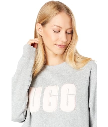Image of UGG Women's Madeline Fuzzy Logo Crewneck
