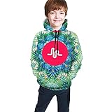 huatongxin Kids Hoodie Musical.ly Logo Jugend Sweatshirts mit Taschenpullover Langarm Kapuze für Jungen Mädchen