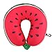 N/X Oreiller de Voyage en Forme de Fruit Nanoparticules Cou Pastèque Citron Kiwi Orange Oreillers de Voiture Oreiller de Voyage Doux