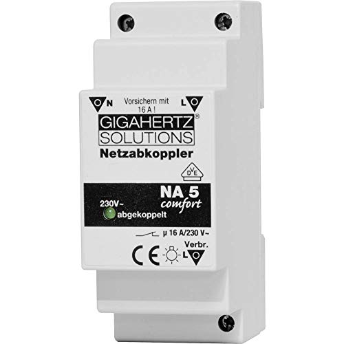 Gigahertz Solutions SOLUTIONS 210-161 Netzabkoppler 1 St. NA5 Schaltspannung (max.): 230 V/AC 16A 2300W Restwelligkeit Cover