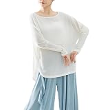 [Karsaer] ヨガウェア トップス 長袖 tシャツ レディース ゆったり 伸縮性 ダンス スポーツ ジム ピラティス フィットネス トレーニング ランニングウェア 吸汗速乾 A0093