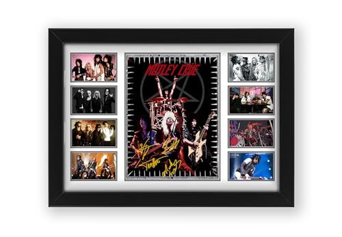 Image of AllStarMedia Motley Crue Signed Poster Print- Limited Edition Autograph Fan Gift – Collectible Memorabilia Merchandise (Unframed A4 (30x21cm))