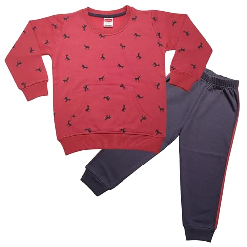 Image of LuvLap Baby Boys Full Sleeve Boys Sweatshirt & Pyjama Set PO1