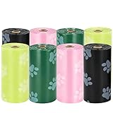120Pcs Thick Dog Poop Bags Rolls, Leak-Proof Poop Bags for Dog and Cats Litter, 9x13 Inch Scented Pet Waste Bag for Small - Large Dogs Walking, Fits Most Doggie Bag Holder for Leash