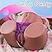 Sex Toys for Men Realistic Sex Doll Ass Adult Toys Pocket Pussy Male Masturbator Male Sex Toy Stroker Vagina Toy Sex Novelties Female Sex Dolls with Virgin Tight Anal, TPE Sex Torso Discreet 19 Lb