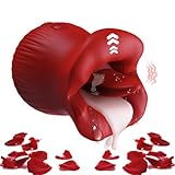 Rose viboators toys, made from the soft silicone. Vibrateirs for women today adult easy to carry and quick charge Clitioral sucker powerful,super mute and privacy package Womens viboators toys, suction viboators toys 10 modes Clitioral sucker vibrate...