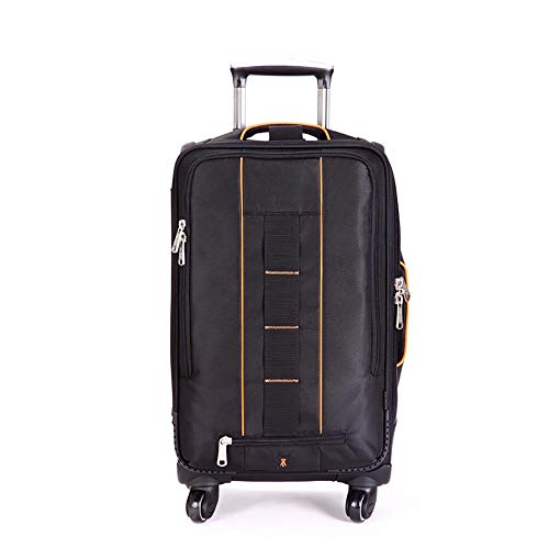 ZOODQ Maleta Expandible Equipaje Rueda Universal Fotografía Profesional Caja de la Carretilla